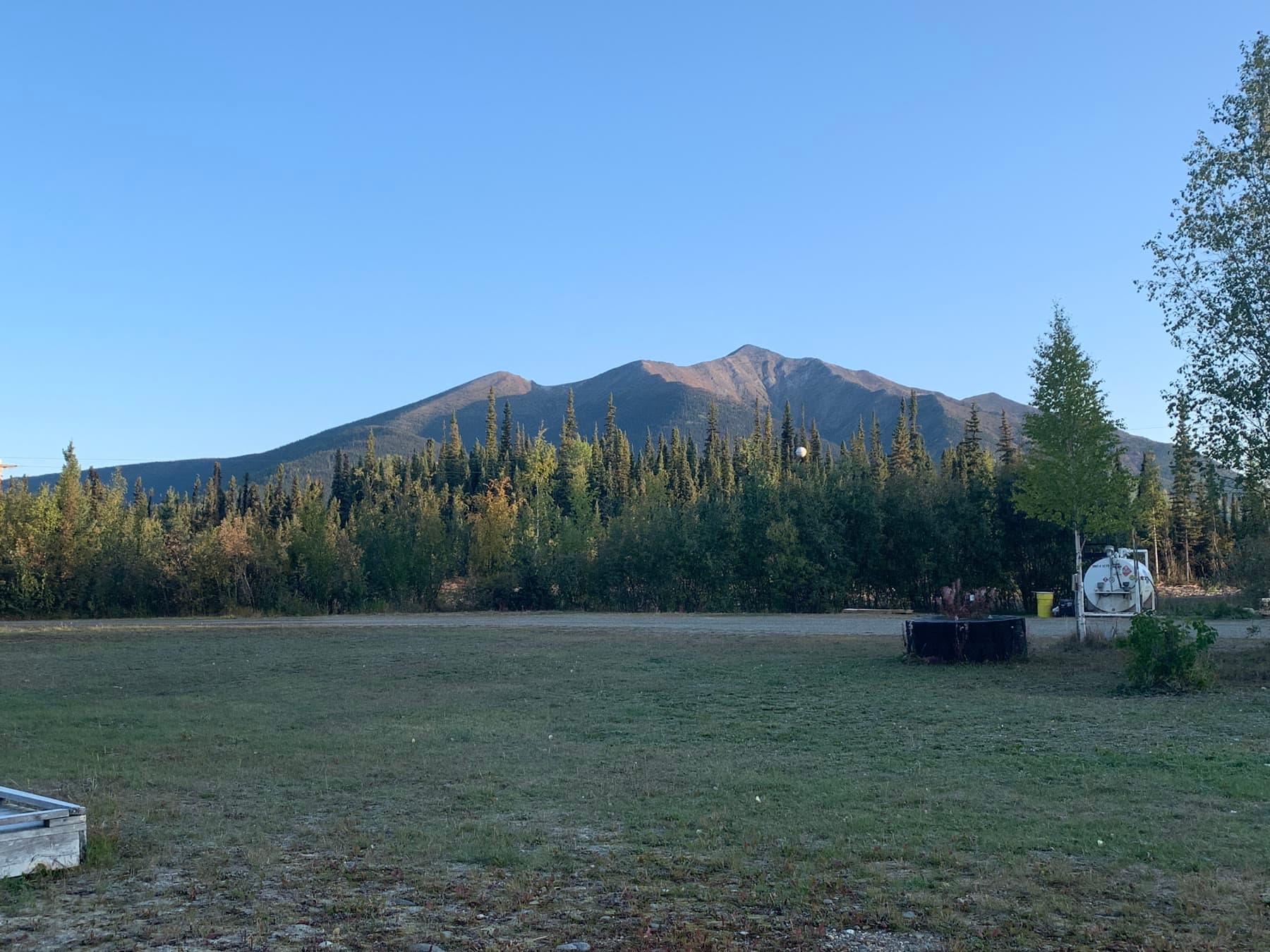 Haldane camp ridge line