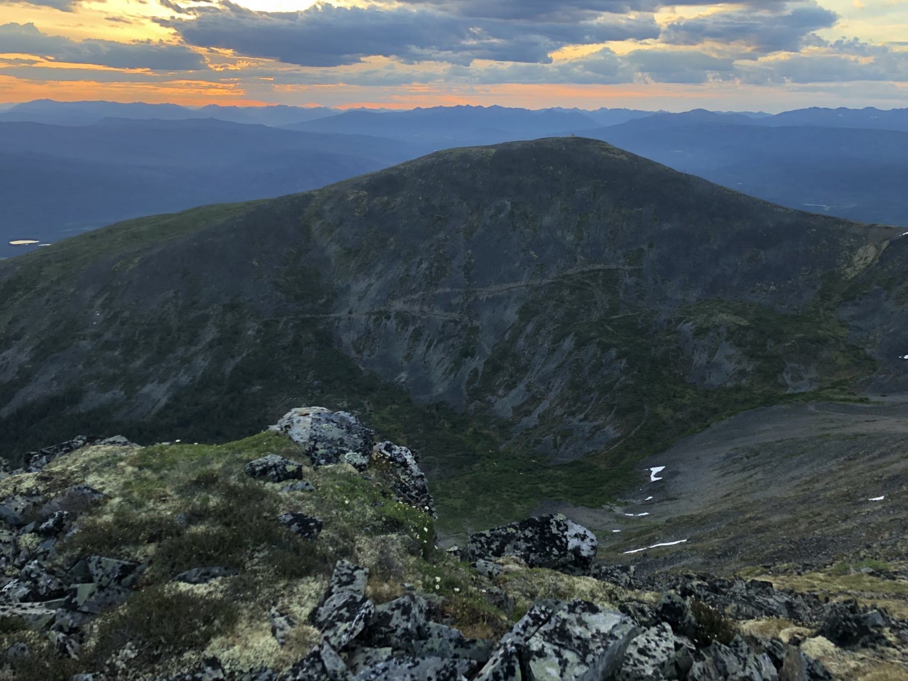 Looking northwest from Mount Haldane country