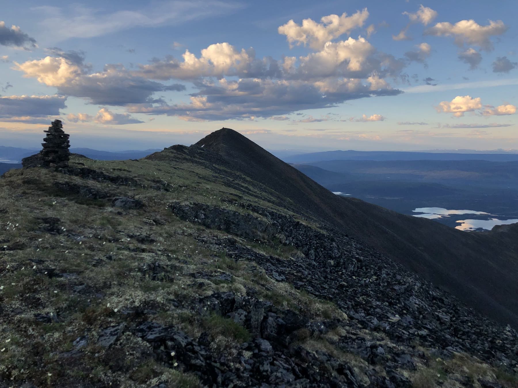Mount Haldane ridge looking east — Silver Trail atmosphere plate