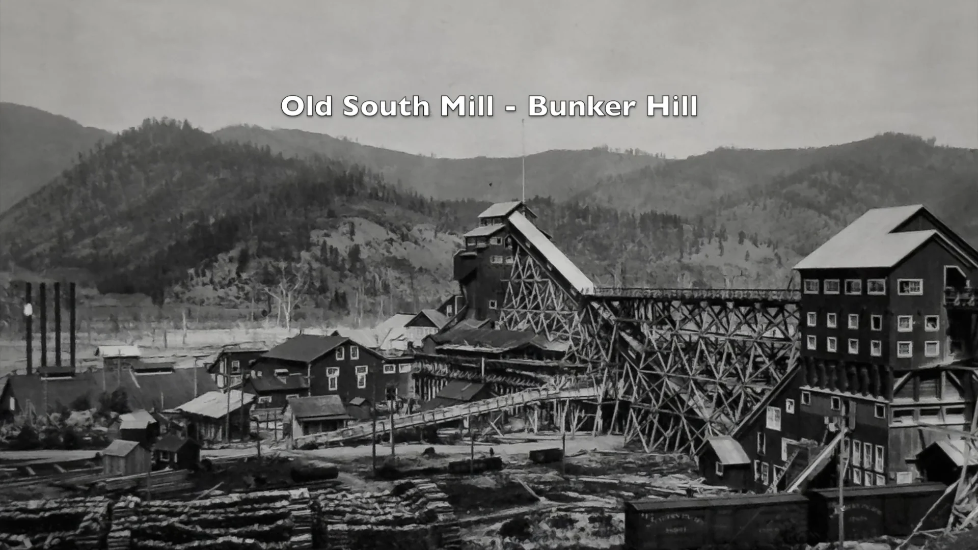 Historic Bunker Hill Old South Mill in Kellogg, Idaho