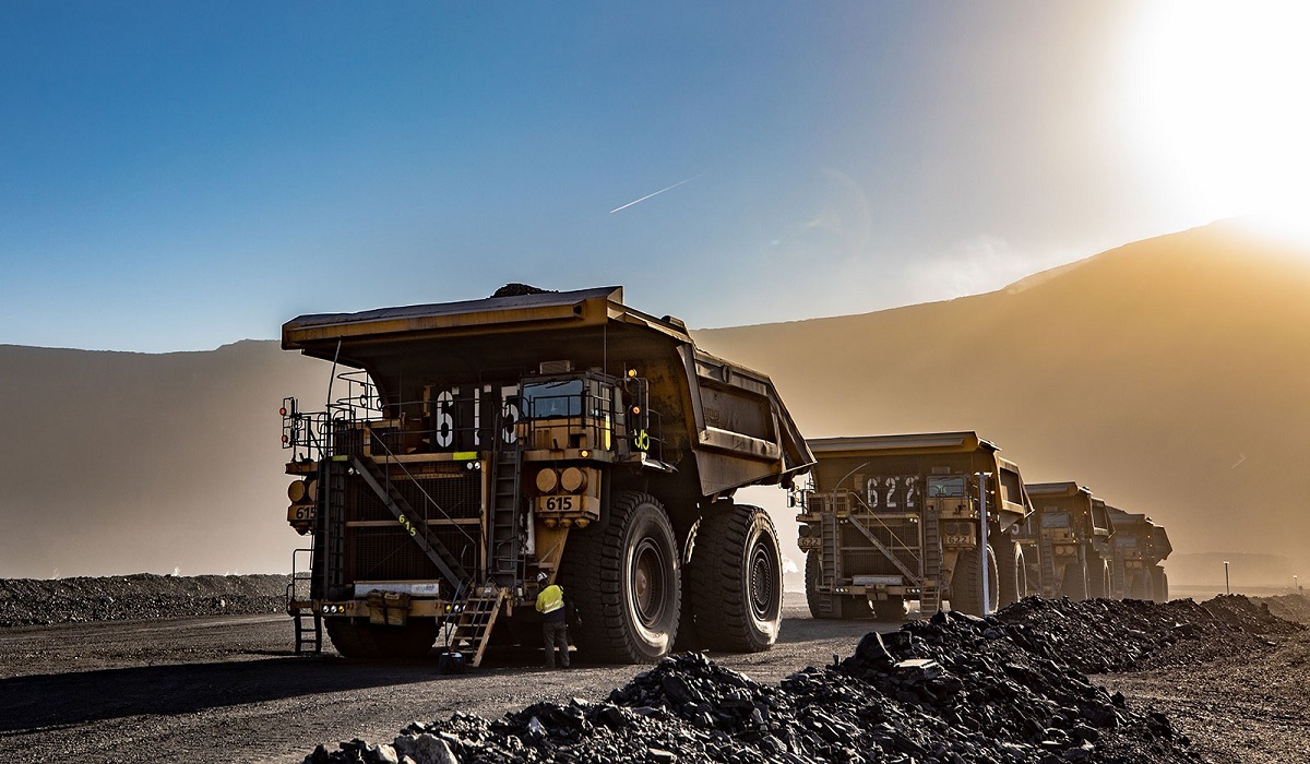 Large-scale gold mining operation in Nevada